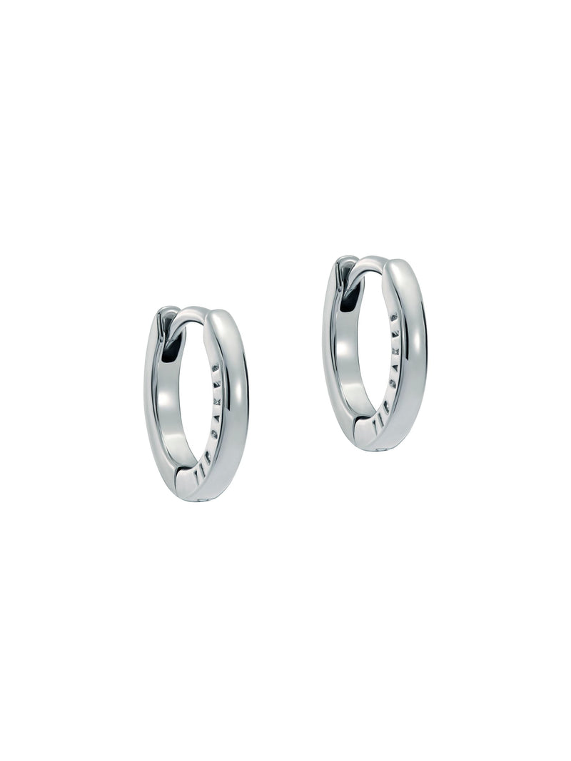Ted Baker Hoop Earrings Silver Tone (British brand)