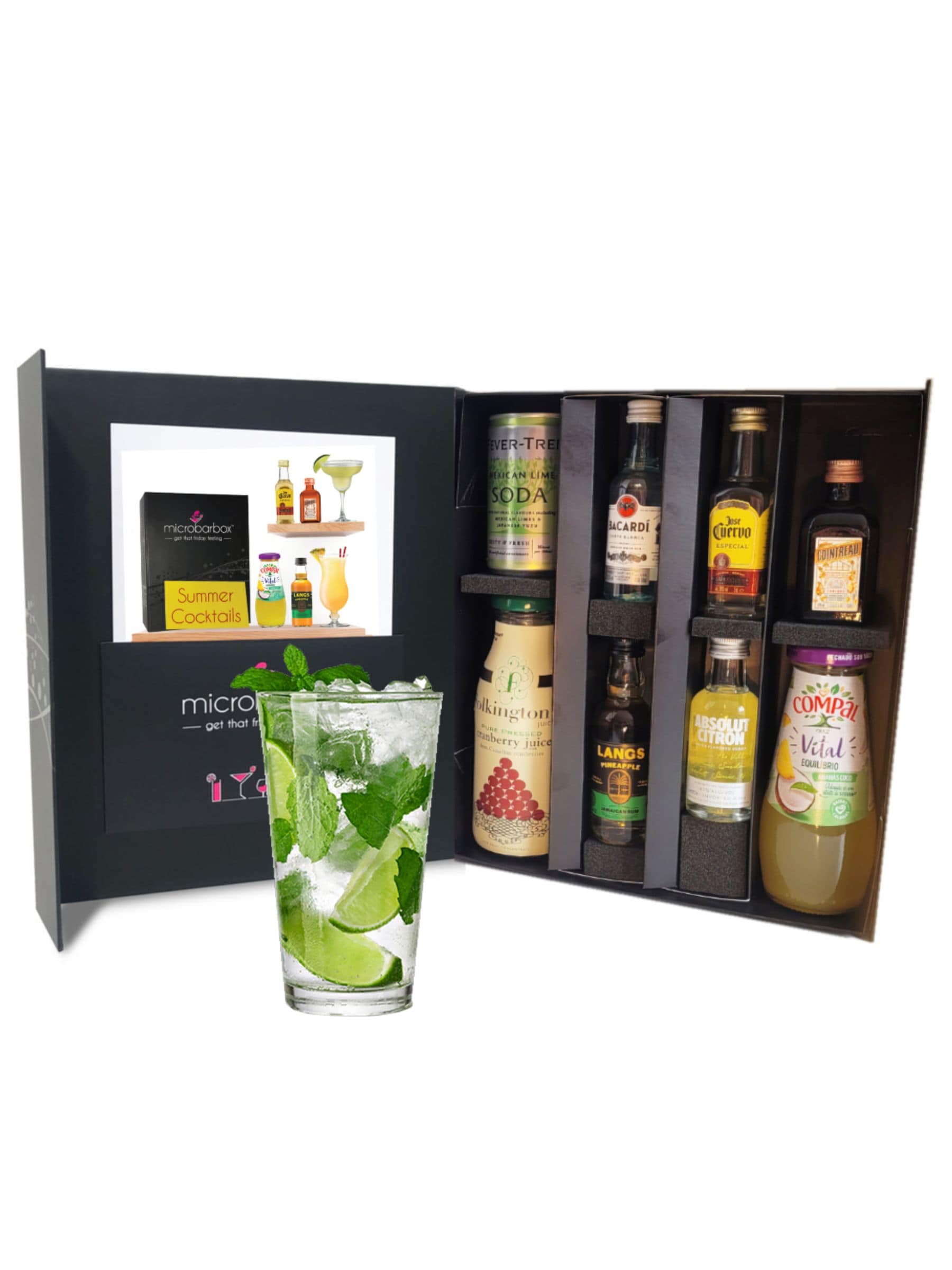 MicroBarBox Summer Cocktails Set cocktail gift box, imported from the UK
