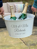 Personalised Wedding Wine Cooler by Jonny's Sister