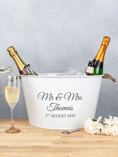 Personalised Wedding Wine Cooler by Jonny's Sister