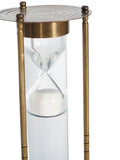 Libra Interiors antique brass sand timer, UK version