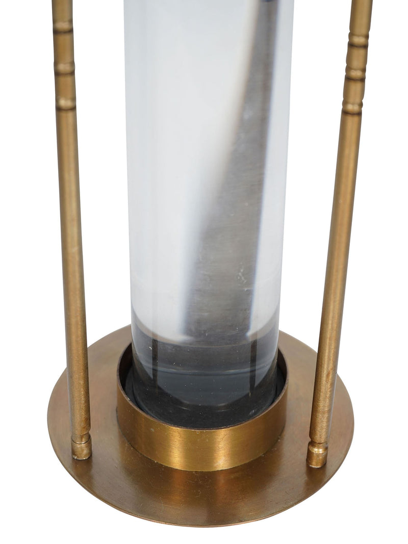 Libra Interiors antique brass sand timer, UK version
