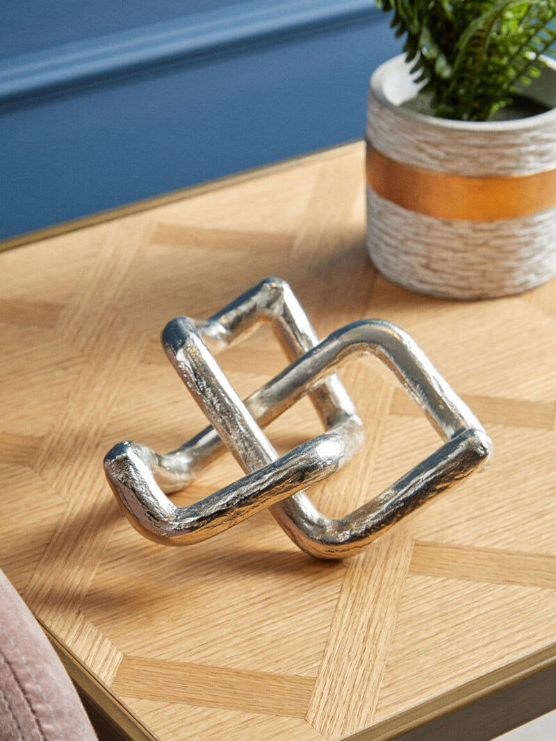 Fifty Five South Silver Kensington Townhouse sculpture 8cm - British product