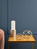 Fifty Five South silver textured aluminium sculptures set of two - British product