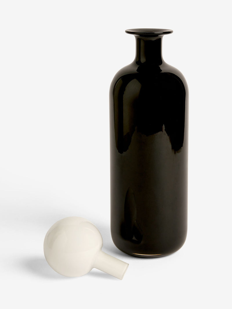 Rockett St George black and white apothecary bottle vase, imported from the UK
