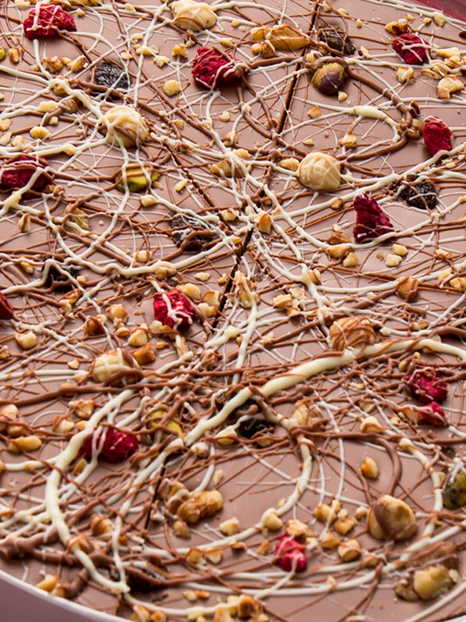 The Gourmet Chocolate Pizza Co Crazy Crunch 10 Inch Chocolate Pizza