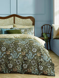 William Morris At Home Olive Green Compton Duvet Cover and Pillowcase Set