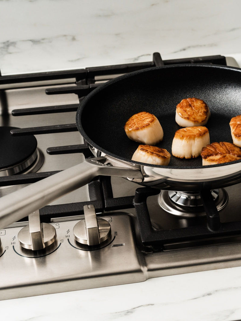 Ninja Silver ZEROSTICK Stainless Steel 30cm Frying Pan