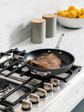 Ninja Grey ZEROSTICK Stackable 2-Piece Frying Pan Set