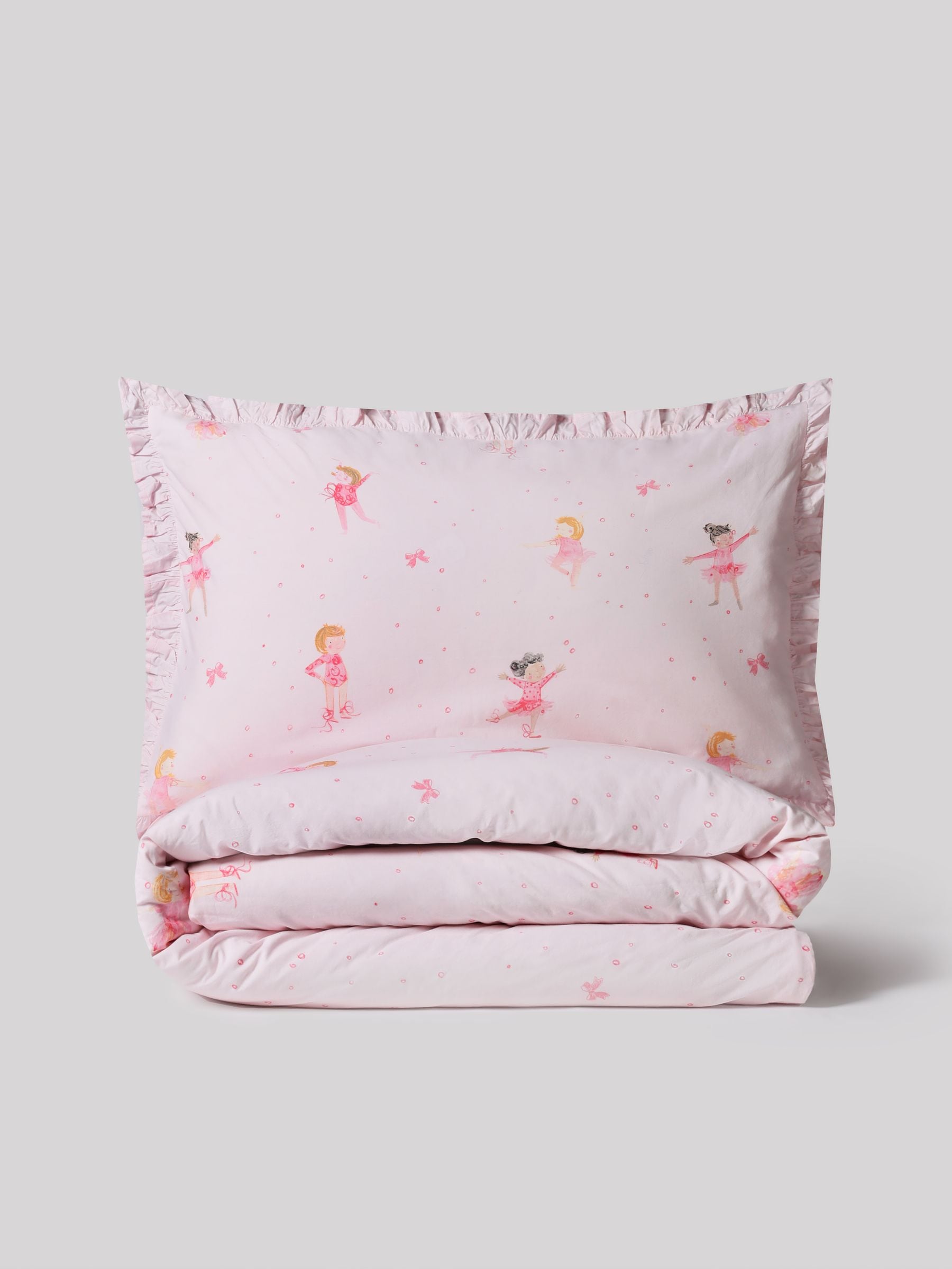 Dancers duvet cover set with dancer print - British product