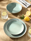 Sage Green Hampton dinner set 12 piece, imported from the UK