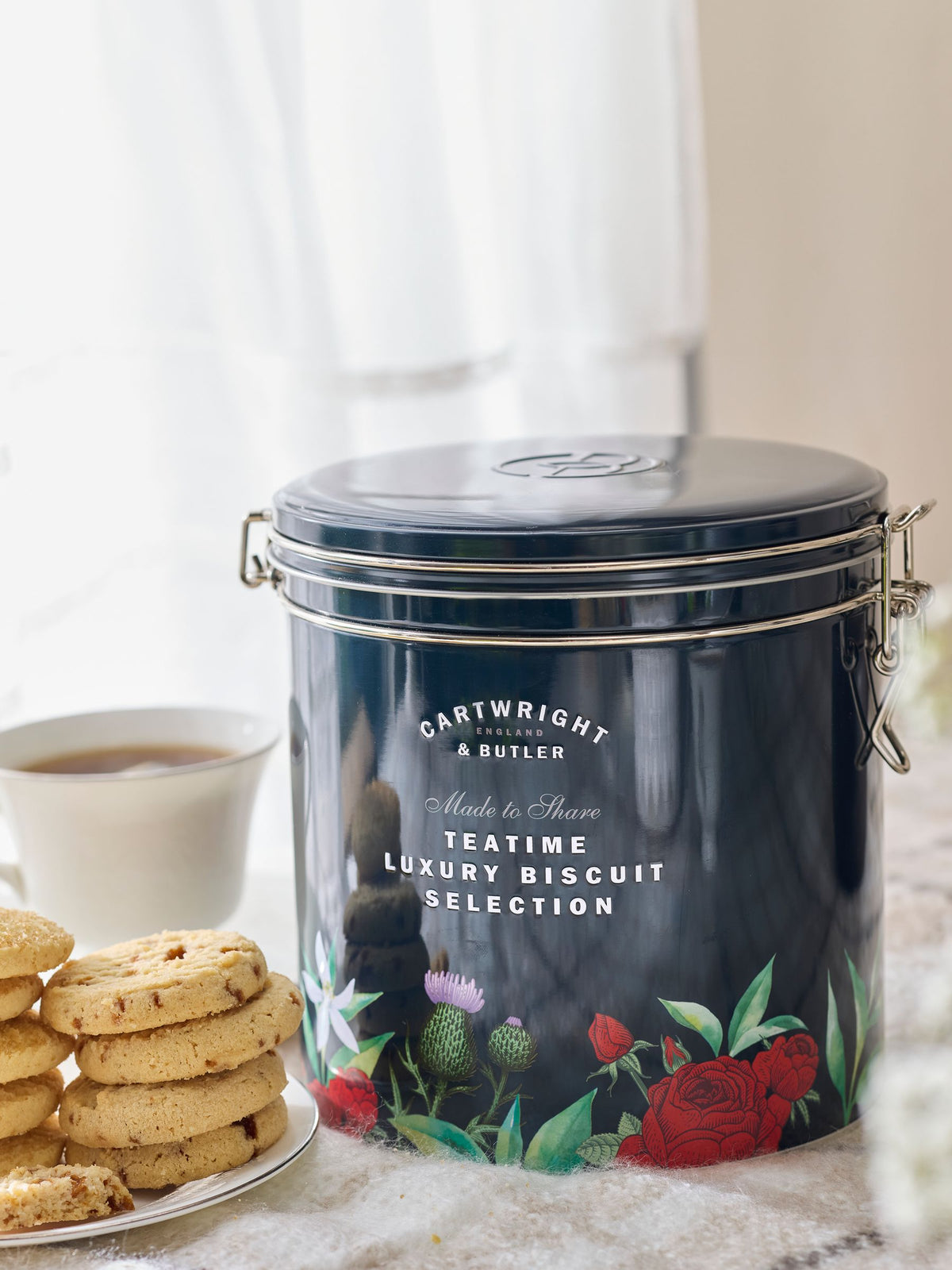 Cartwright & Butler Tea Time Luxury Biscuits Barrel Selection