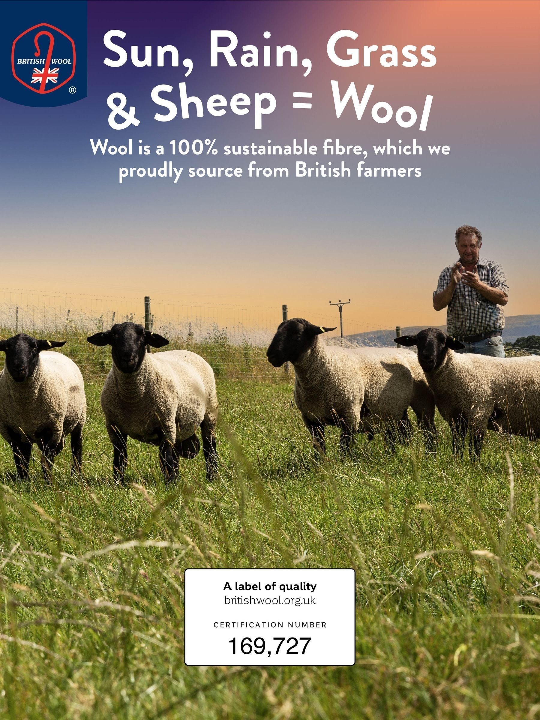 Slumberdown White Wool Mattress Topper (British brand)