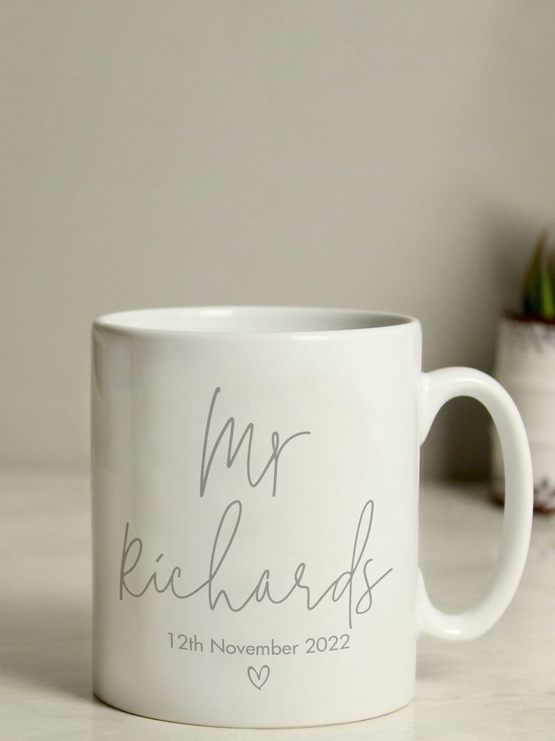 Personalised Mr Mug by PMC
