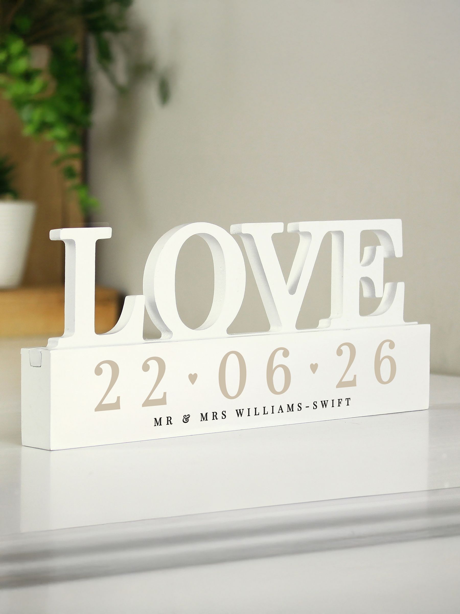 PMC Personalised Mr & Mrs Ornament, imported from the UK