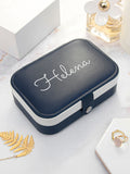 Treat Republic blush pink travel jewellery case (British brand)