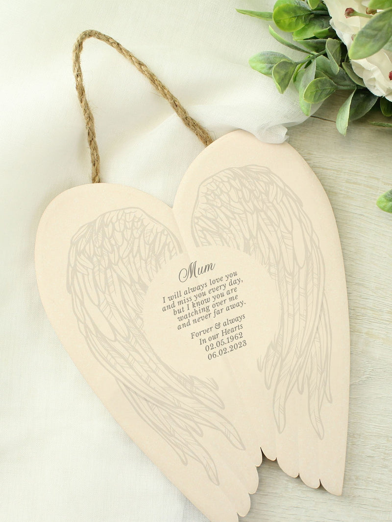 PMC white ceramic wings sympathy memorial decoration, imported from the UK