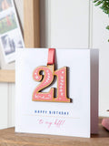 Personalised Big Birthday Hanging Keepsake Card by No Ordinary Gift