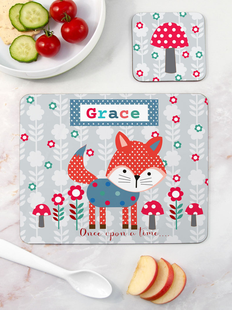 Woodland Fox Placemat Set by Treat Republic