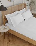 230 thread count Egyptian cotton fitted sheet for 25cm deep mattresses - British product