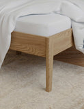 230 thread count Egyptian cotton fitted sheet for 25cm deep mattresses - British product