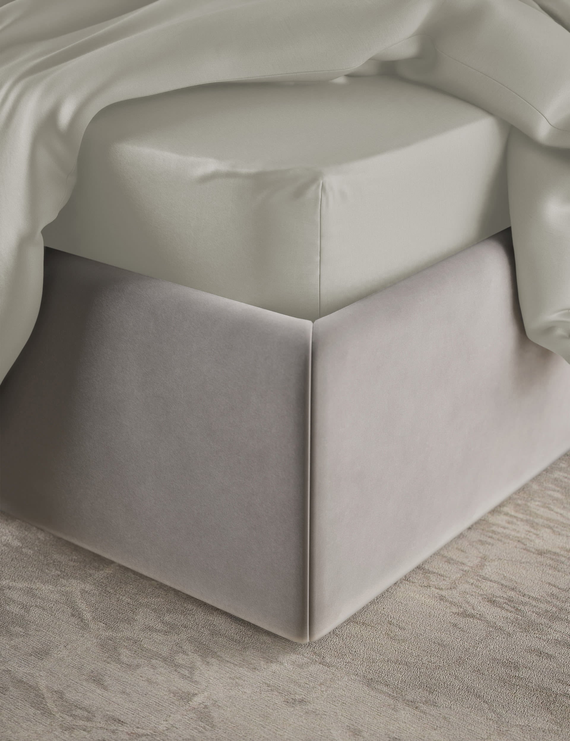 Egyptian cotton sateen deep fitted sheet 30cm deep - British product