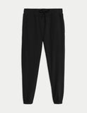 M&S Collection elasticated waist cotton rich joggers - British product