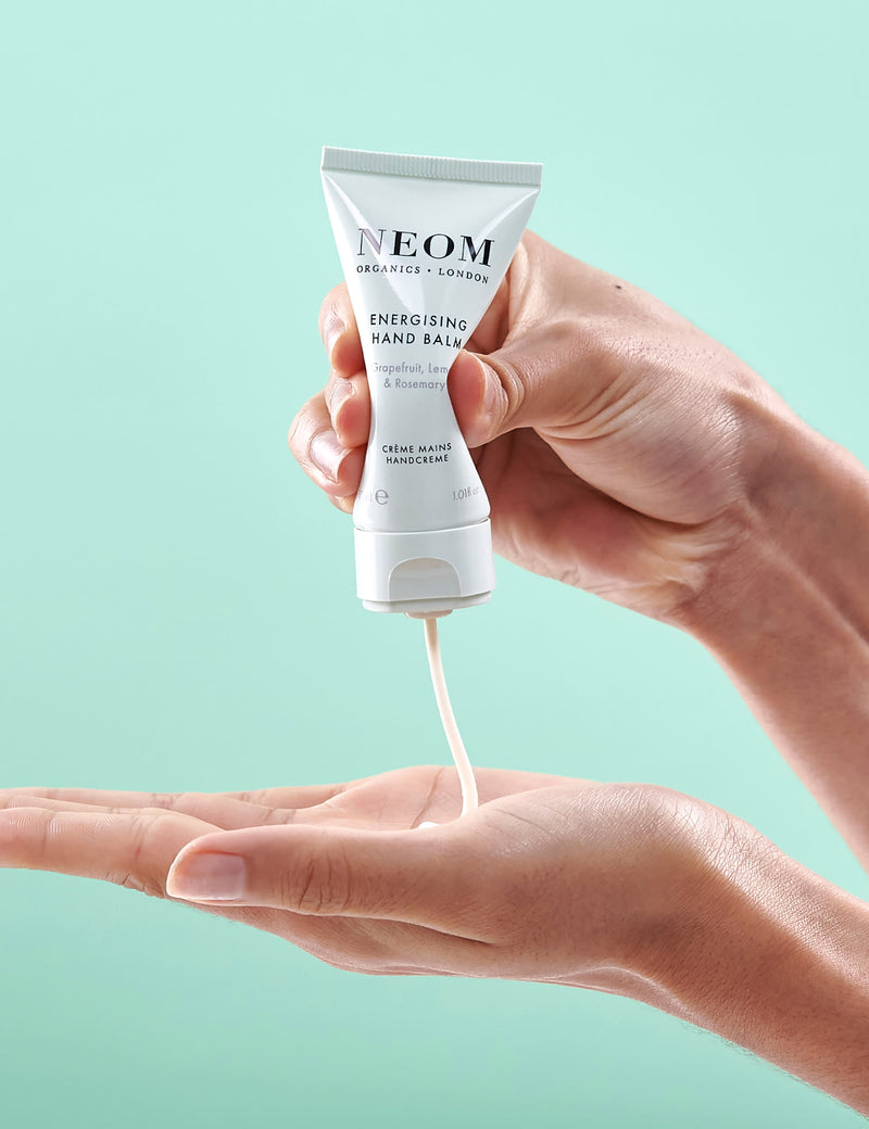 NEOM energising hand balm with grapefruit and rosemary, 30ml - British product