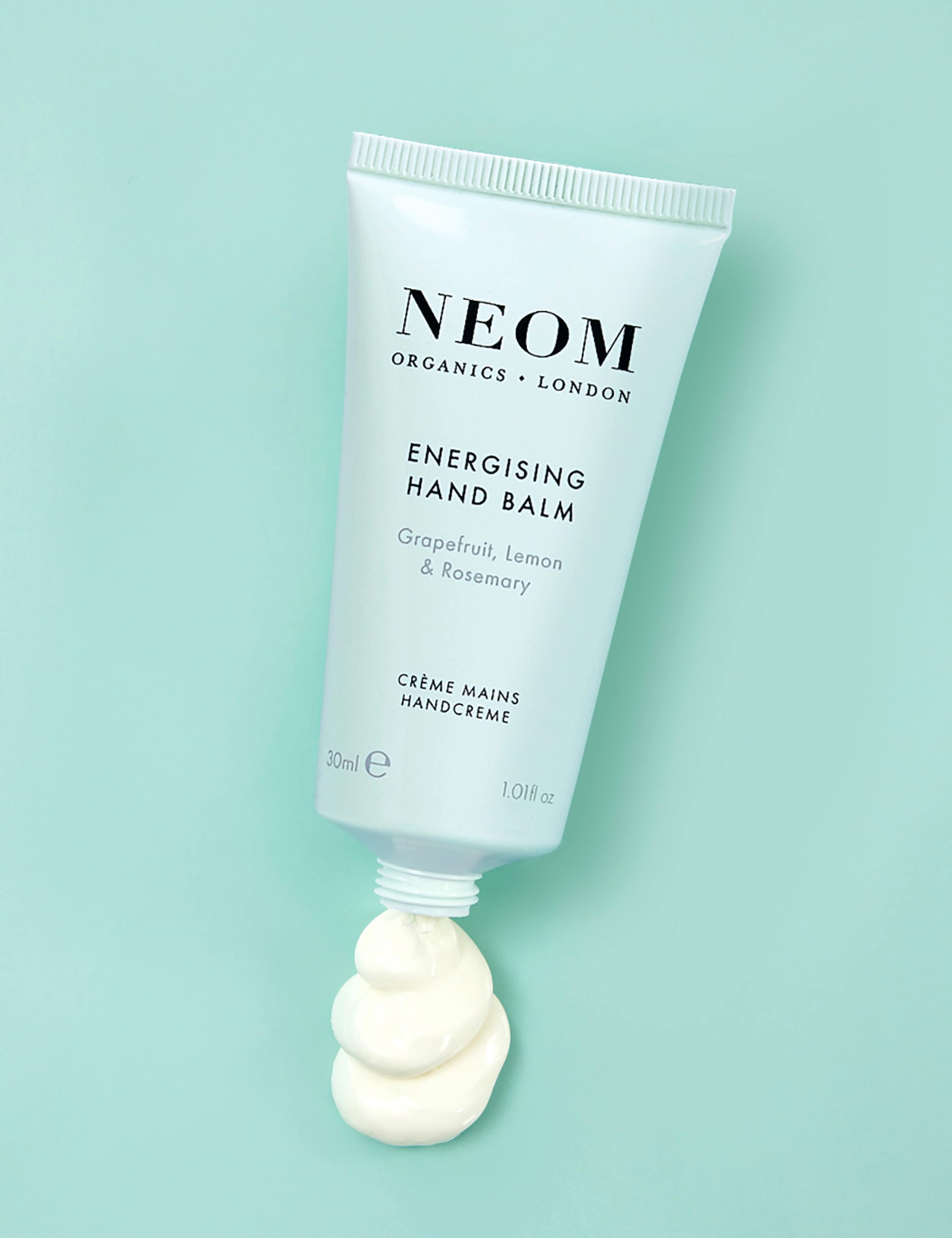 NEOM energising hand balm with grapefruit and rosemary, 30ml - British product