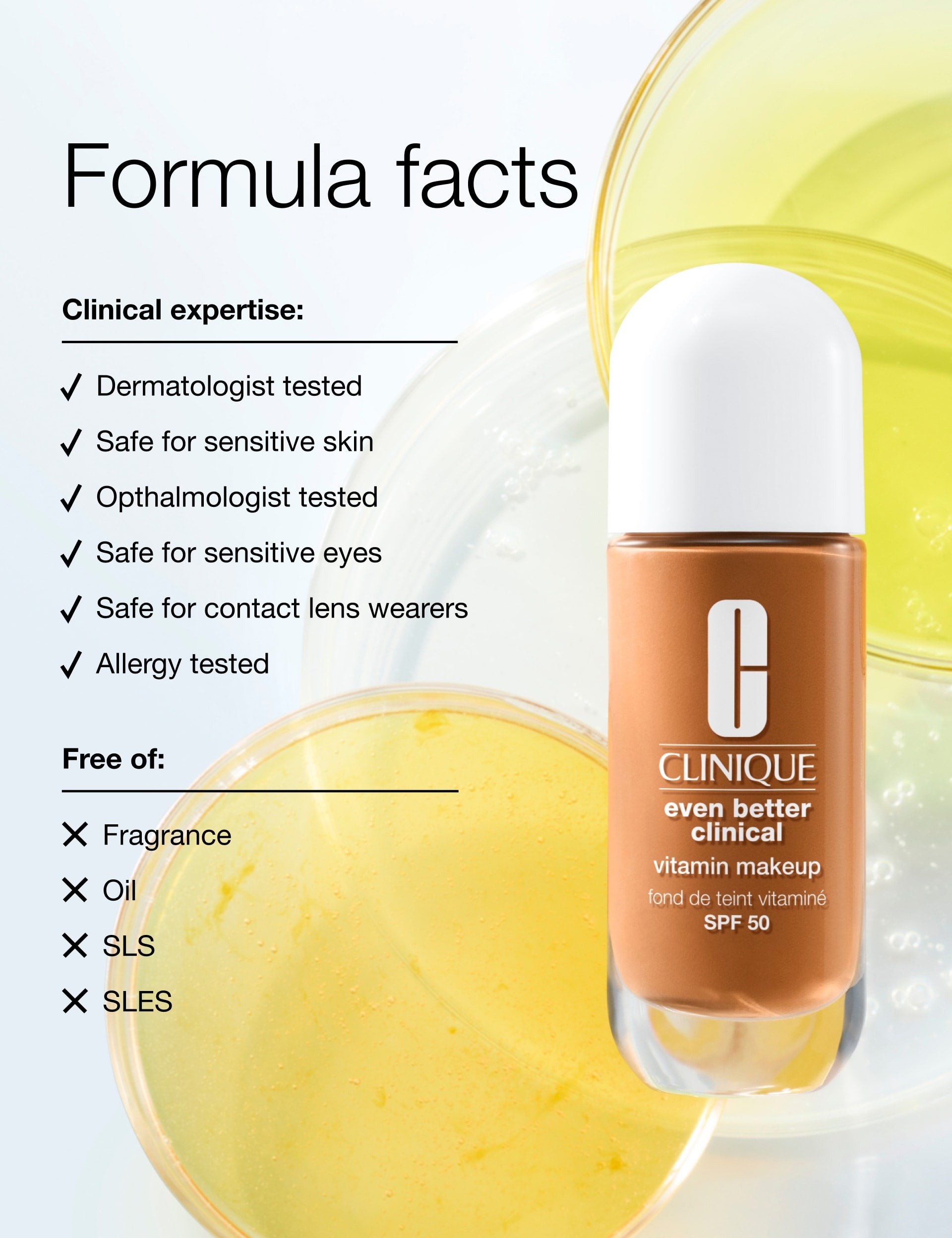 Clinique Even Better Clinical Vitamin Makeup SPF 50 30ml - British product