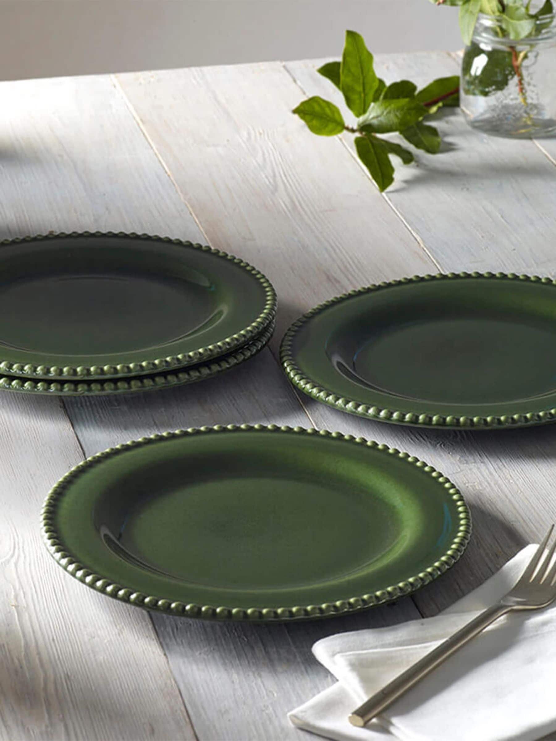 MM Living green bobble side plates set of 4, imported from the UK