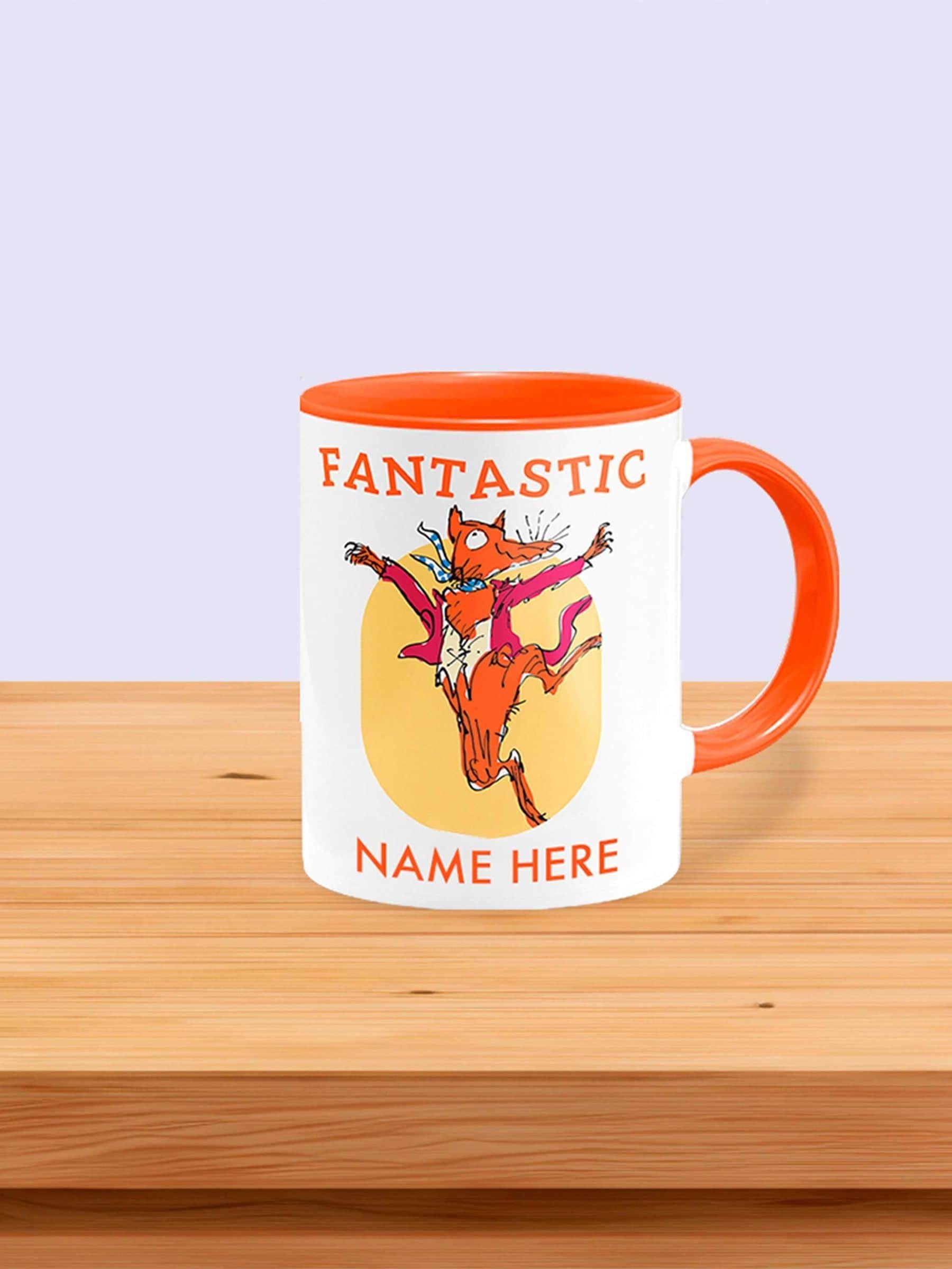Star Editions Fantastic Mr Fox Personalised Coloured Mug 11oz - British product