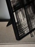 Black Monaco metal photo frame - British product
