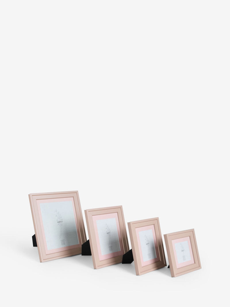 Wolton pink wooden photo frame, imported from the UK