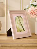 Wolton pink wooden photo frame, imported from the UK