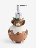 Brown Hamish Christmas Pudding Soap Dispenser