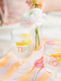 Yvonne Ellen clear picnic wine glasses set of 4 (British brand)