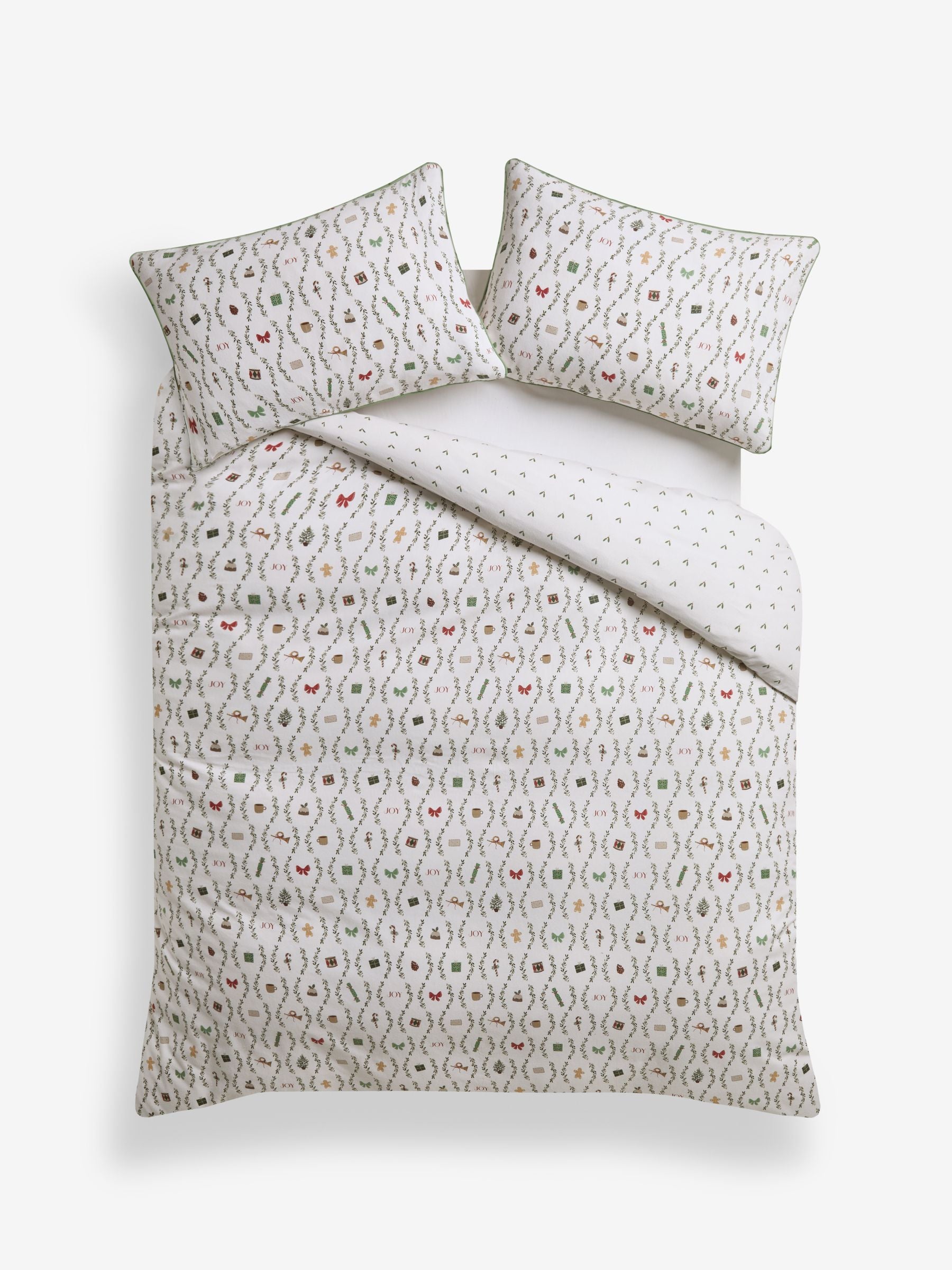 Natural Icons Christmas duvet cover set, imported from the UK