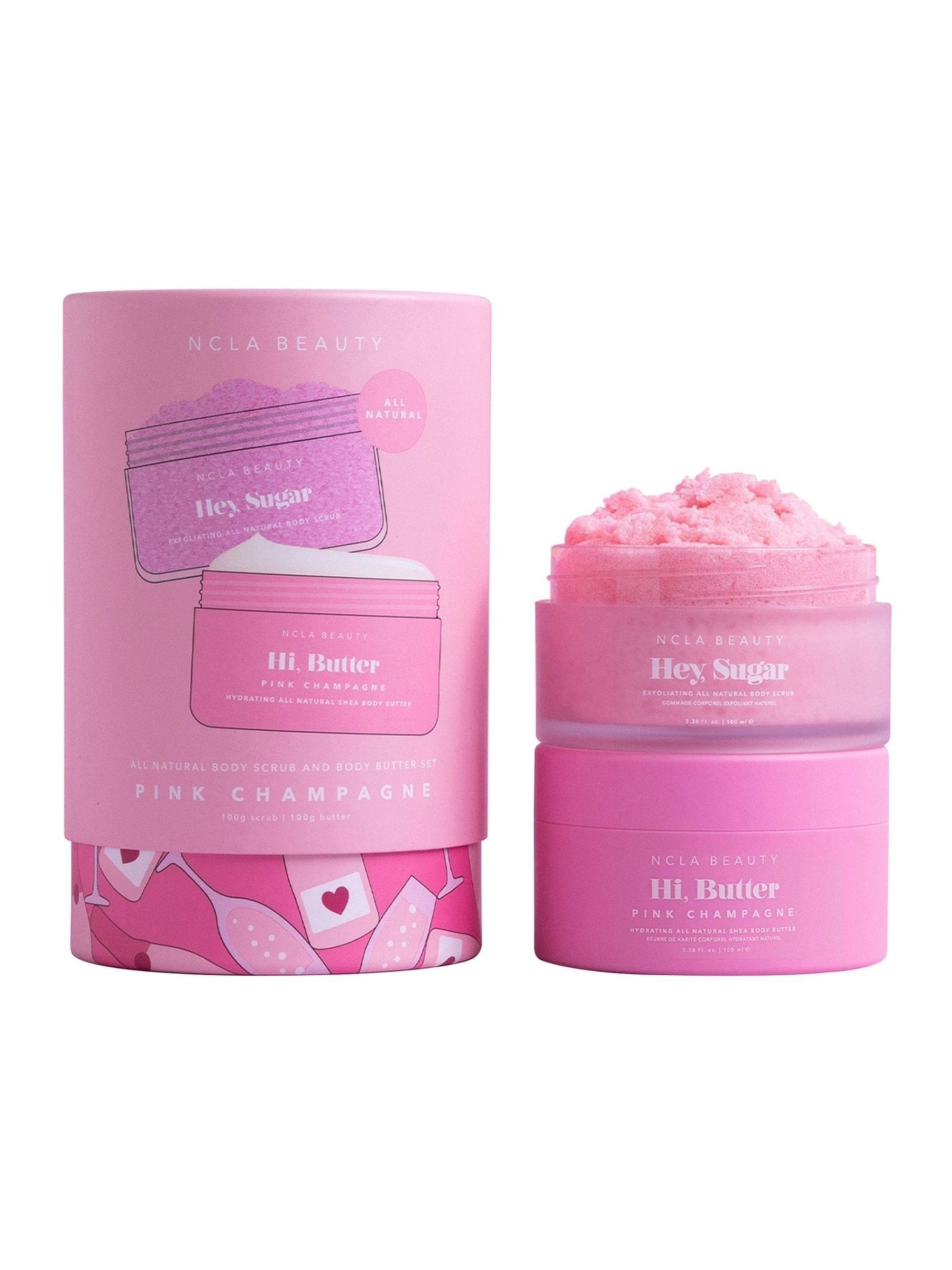 NCLA Beauty Pink Champagne body set 100ml, imported from the UK