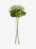 Green artificial hydrangea flower stems (2 pack), UK version