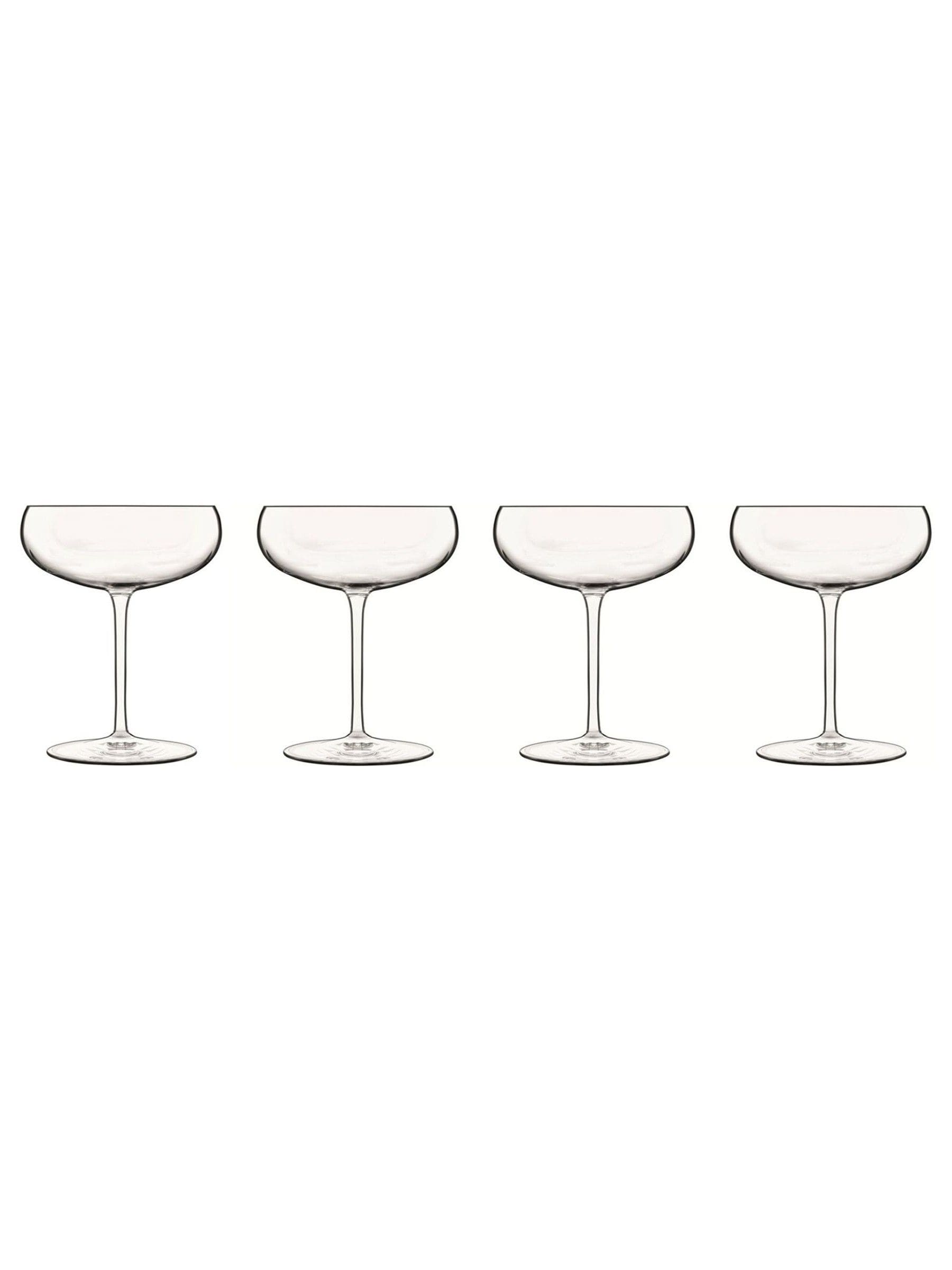 Luigi Bormioli Grey Talismano martini glasses set of 4 300ml, UK version