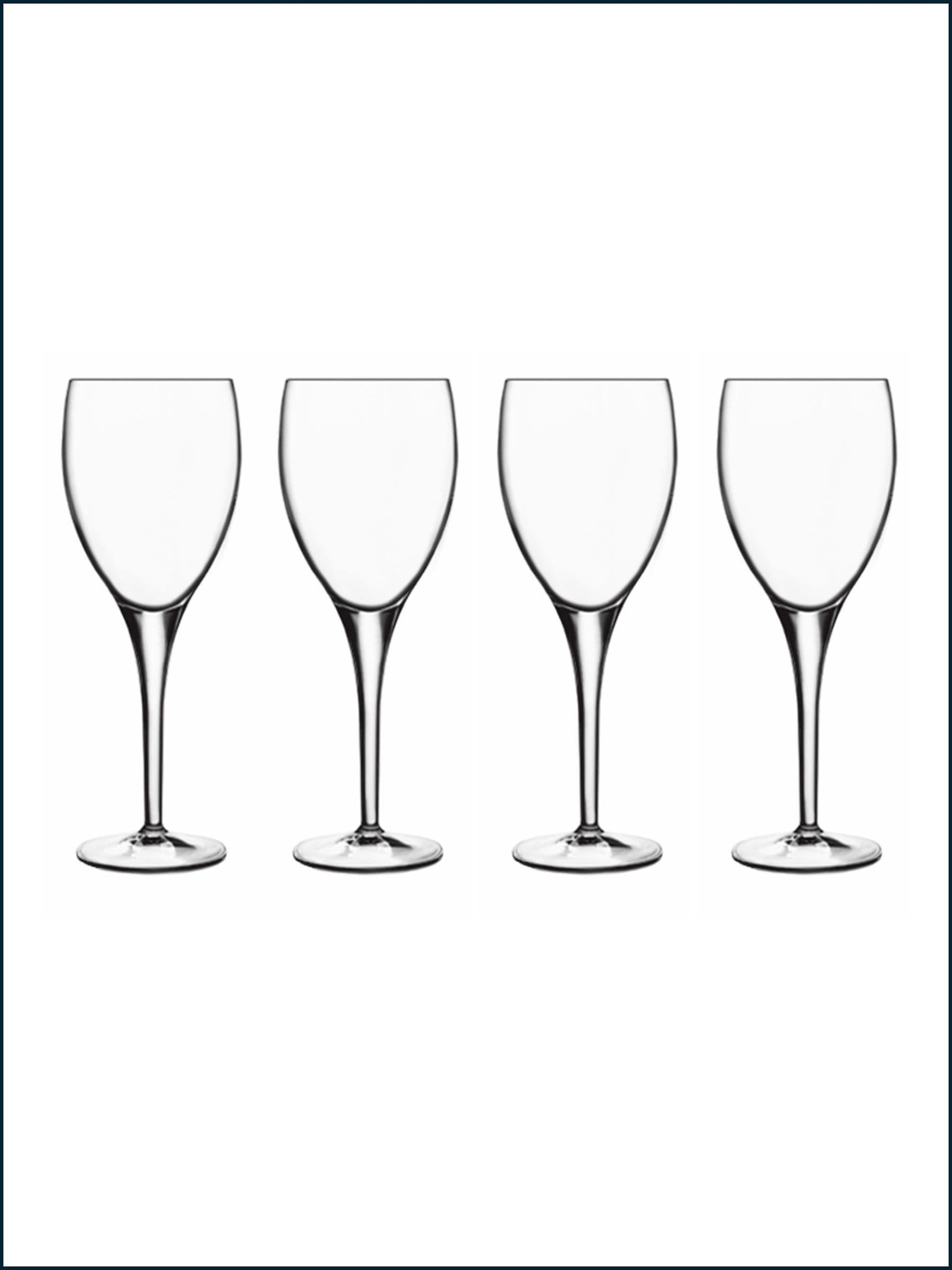 Luigi Bormioli grey large wine glasses 340ml, UK version