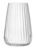 Luigi Bormioli Grey Optica stemless hi ball glasses set of 6, UK version