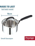 Prestige Grey Saucepan 16cm, imported from the UK
