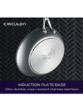 Circulon grey scratch defense nonstick frying pan set 21cm and 25cm - British product
