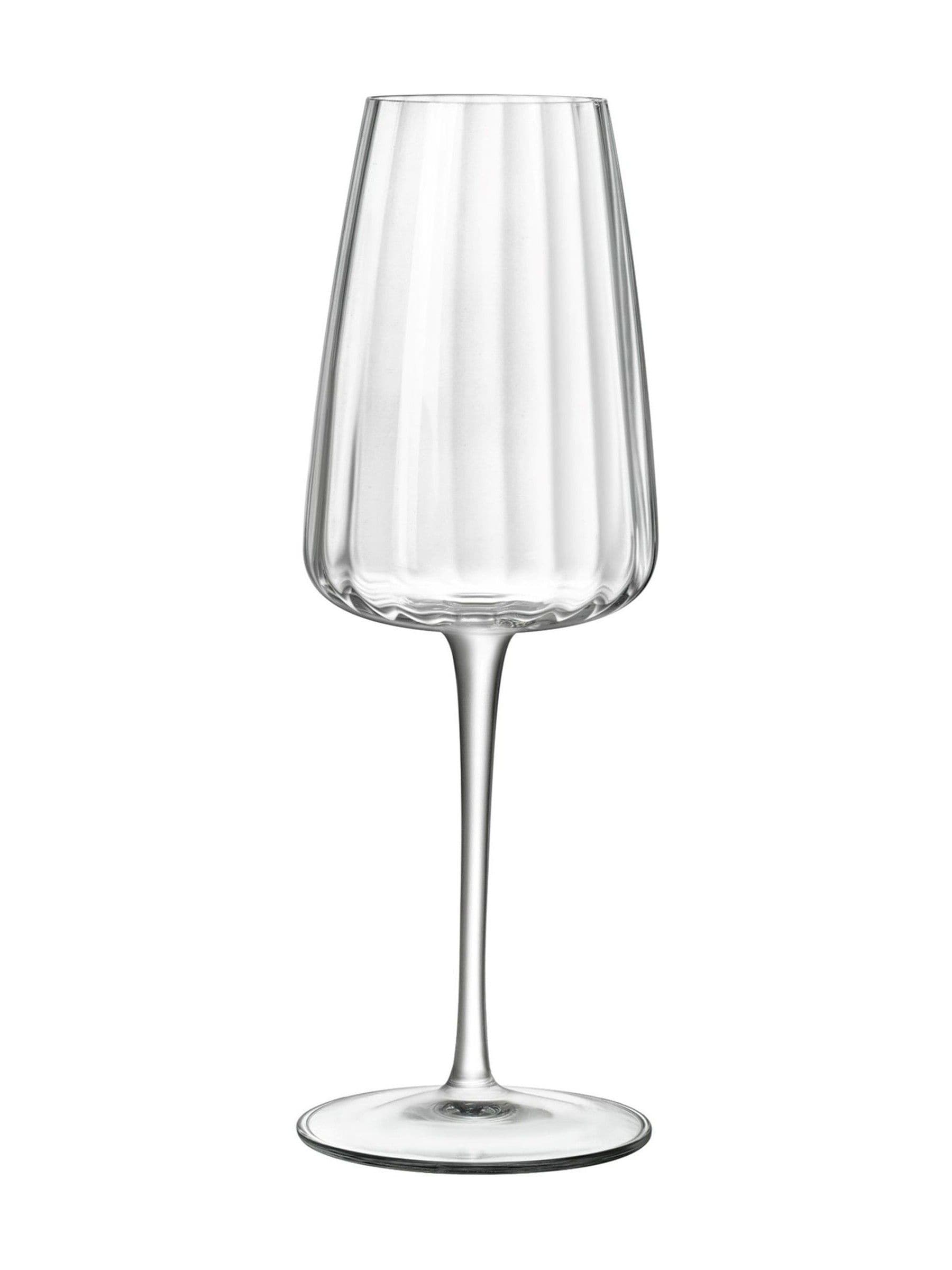 Luigi Bormioli Grey Optica sparkling wine glasses set of 6, UK version