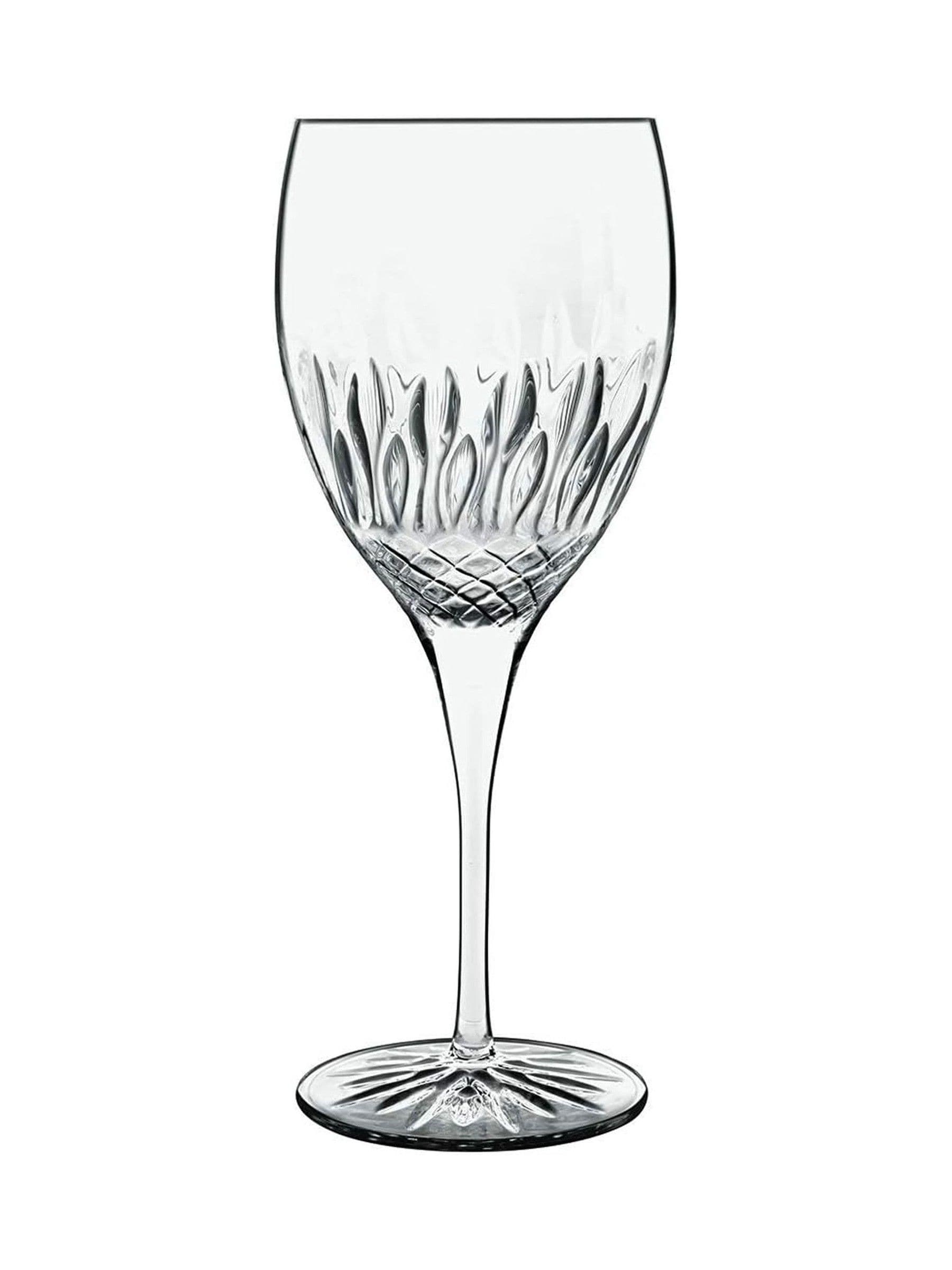 Luigi Bormioli grey diamante red wine glasses set of 4 520ml, UK version