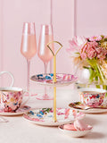 Maxwell & Williams Estelle Michaelides Enchantment two-tiered porcelain cake stand, imported from the UK