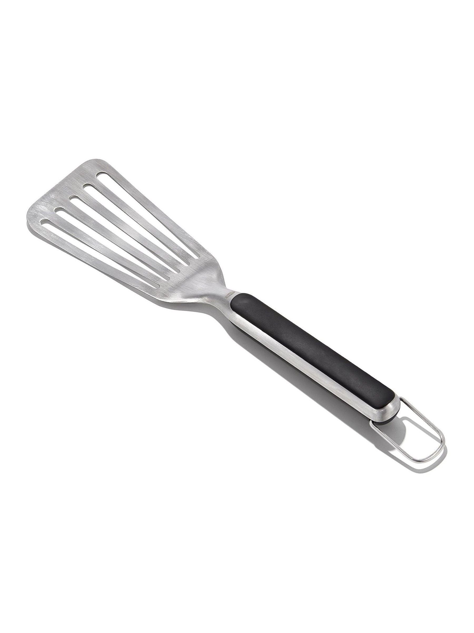 OXO Silver Good Grips Grilling Precision Turner, imported from the UK
