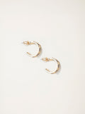 FatFace navy blue enamel daisy hoop earrings - British product